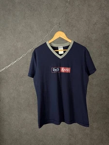 T-shirt D&G Dolce & Gabbana lusso con logo centrale - Foto 1 di 6