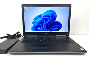 Dell Precision 7710 17.3" Core i7-6920HQ 16GB RAM 256GB SSD M3000M Win11 Pro - Picture 1 of 12