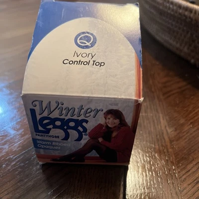 Pantimedias Winter Leggs Control Top Marfil Q Opacas NUEVAS en Caja Foto 1 de 4
