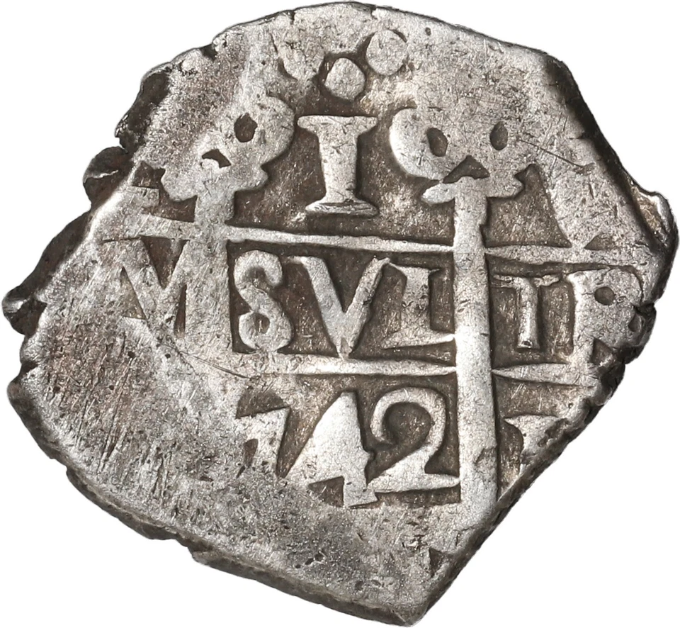 PERU, Lima, cob 1 real, 1742 V. - Image 1 of 3