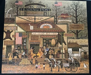 Vintage 2002 Charles Wysocki Puzzle Timberline Jack's 1000 Teile Puzzle Hasbro 100 % - Bild 1 von 10