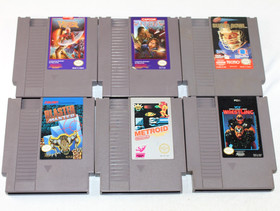 Lot of 6 NES Games: Metroid, WCW, Code Name Viper, Blaster Master, Tecmo SB!