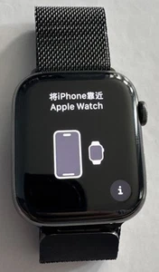 Apple Watch Series 7(GPS + LTE) 45MM Graphite Stainless Steel Case Milanese Loop - Photo 1 sur 6