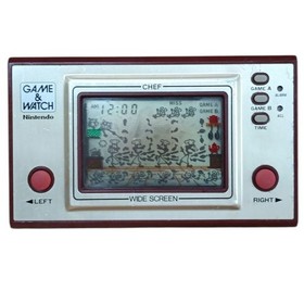 Nintendo FP-24 Chef Japan LSI Game and Watch Used Vintage Retro #06498903