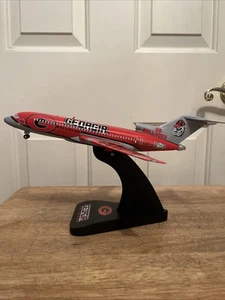 Vintage Rare Die Cast Georgia Bulldogs 727 Boeing Airplane with stand - Picture 1 of 9