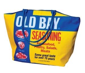 Old Bay Large Tote Bag NEW Fast Free Ship - Picture 1 of 4