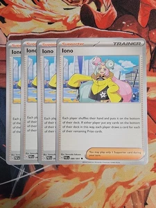 4X Iono (Playset) 080/091- NM Condition- non-foil - Picture 1 of 1