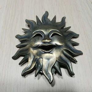 Smiling SUN Teelicht Kerzenhalter Gold Antik Metall - Just The Sun - TEILE!! - Bild 1 von 13