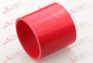 3Ply 2.75" inch ID Straight Turbo Hose 70mm Length Silicone Coupler Pipe Red - Picture 1 of 3