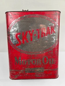 Vintage Sky-Trak Motoröl zwei Gallonen Dose - Bild 1 von 5