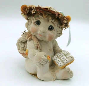 Querubín ángel vintage 1994 Dreamsicles coleccionable Get Better Soon firmado - Imagen 1 de 8