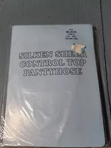 Collant superiore Silken Sheet Control - Nero - Taglia C - Foto 1 di 4
