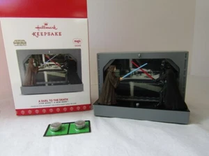 Hallmark Keepsake Ornament Star Wars A Duel to the Death Obi Wan Vader, magia - Imagen 1 de 9
