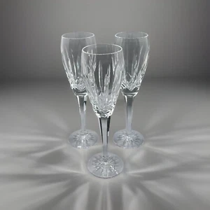 Set Of 3 Waterford Ballymore Cut Crystal Champagne Flute - Picture 1 of 3