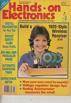 HANDS ON ELECTRONICS MAGAZINE - FALL 1984 - BUILD A WIRELESS RECEIVER  - Image 1 of 3