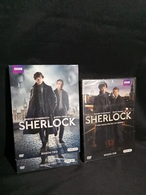 Sherlock: Season One & Two Benedict Cumberbatch Martin Freeman Sealed Holmes Lot - Image 1 of 4