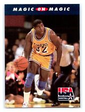 1992 SkyBox USA Basketball #104 Magic on Magic   USA
