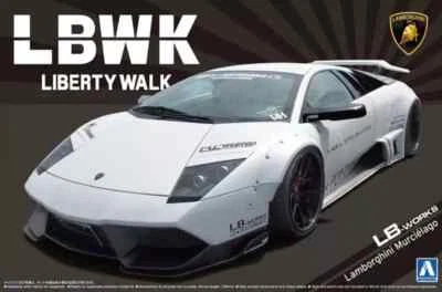 Aoshima 05992 Liberty Walk Lamborghini Murcielago Kit Montaggio 1/24 - Immagine 1 di 4