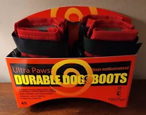 Ultra Paws Botas para perros duraderas Tamaño 4 SMALL 2.25 "Paw Width - Imagen 1 de 3