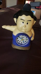 Sumo Wrestler WAKANOHANA Talk Speak Up Alarm Clock without box JAPAN Working Wh1 - Picture 1 of 6
