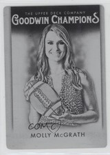 2021 Upper Deck Goodwin Champions Printing Plate Black 1/1 Molly McGrath #44 0n8