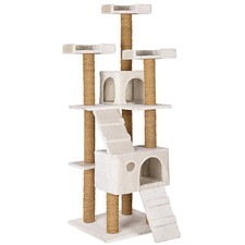 Tiragraffi per gatti 169 cm gatto gioco palestra albero graffiatoio