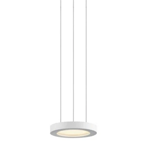 Sonneman Chromaglo Spectrum LED Round Pendant, Satin White and White - 2605-03 - Picture 1 of 1