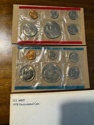 1978 U.S. Mint Uncirculated Coin Sets - Image 1 of 2