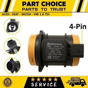 MASS AIR FLOW METER SENSOR Fits AUDI SEAT SKODA VOLSWAGEN 1.6 TDi - Picture 1 of 1