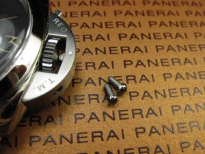 Swiss 316L Stainless Crown Guard Screw PANERAI 1950 Luminor Daylight Chronograph - Picture 1 of 1