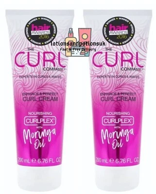 2 x Creightons The Curl Company Curl Cream With Moringa Oil 200ml