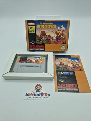 An American Tail Fievel Goes West - Super Nintendo SNES - PAL - OVP - Anleitung - Bild 1 von 4