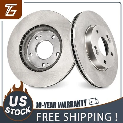 Front Brake Rotors Vented for 2003 - 2012 Honda Accord 2001 - 2003 Acura CL - Image 1 of 4