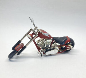 West Coast Choppers Jesse James El Diablo Rigid Red Motorcycle Diecast 1:18 Bike