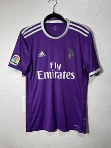 Real Madrid 2016 2017 Adidas Auswärts Fußball Trikot Herren klein lila - Bild 1 von 13