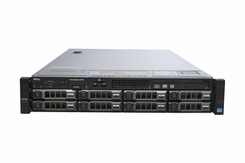 Dell PowerEdge R720 2x 8C E5-2690 2.90GHz 32GB Ram 8x 2TB 7.2K HDD 2U Server - Image 1 of 1