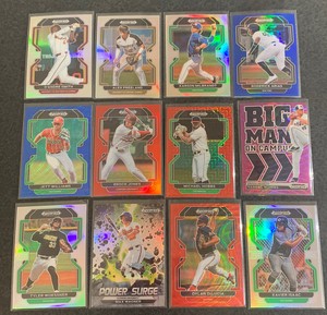 2022 Panini Prizm Draft Picks Refractor Lot: Silver, Red Mojo, Blue, Red Prizm