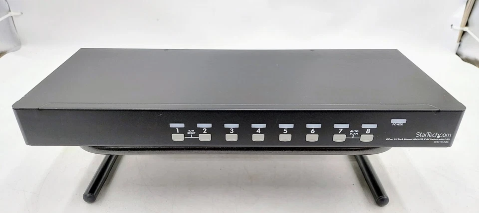StarTech SV831DUSBU 8 Port 1U Rackmount USB VGA KVM Switch - Image 1 of 4