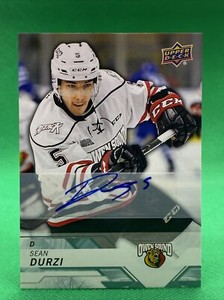 2018-19 Upper Deck CHL Autographs #52 Sean Durzi AUTO
