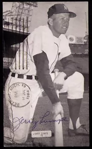 Jerry Lampe 1964-1967 Detroit Tigers HANDSIGNIERTE ECHTFOTO McCarthy POSTKARTE - Bild 1 von 2