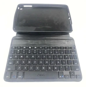 Zagg iPad Mini7 Tastatur Folio Abdeckung Etui, schwarz - Bild 1 von 8