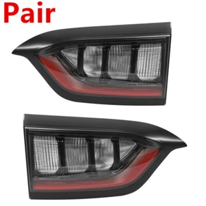 NEW Pair Inner Rear LED Tail Light Brake Stop Lamp For 2019-2021 Jeep Cherokee - Picture 1 of 14