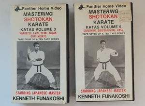 Mastering Shotokan Karate Vol 3 6 VHS Tape Panther Productions Kenneth Funakoshi - Picture 1 of 4