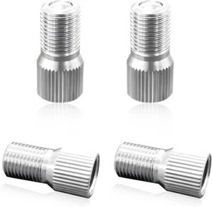 Extensión de vástago de tapas de válvula de coche de 4 piezas, extensor de válvula de neumático atornillable de 19,5 mm, rueda  - Imagen 1 de 3