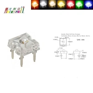 Diodos LED piraña de 3 mm 4 pines rojo amarillo azul verde blanco naranja blanco cálido Leds  - Imagen 1 de 1