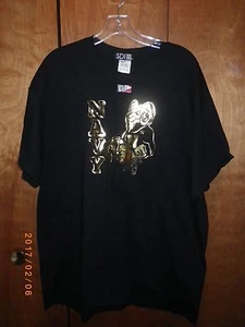 T-shirt maglietta NAVY Billy the Goat Mascotte Campus Midshipmen nera college taglia XL - Foto 1 di 4