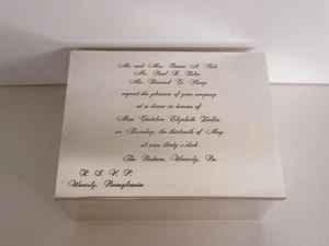Vtg Tiffany & Co MCM Sterling Silver & Cedar Lined Box, 23325, Waverly, PA - Picture 1 of 24