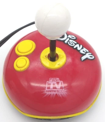 De colección 2004 Red Jakks Pacific Disney Plug Play 5 juegos en 1 componente portátil Foto 1 de 4
