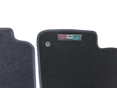Alfombrillas coche a medida para Fiat 500 y Fiat 500C 2013-2020 con logo 500 ITALIA Foto 1 de 3
