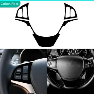 Glossy Piano Black Steering Wheel Panel Cover For Hyundai Genesis Coupe 2013-16 - Picture 1 of 10
